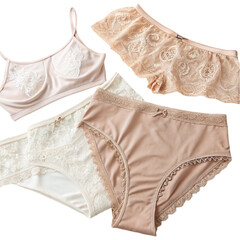 Set beige lingerie