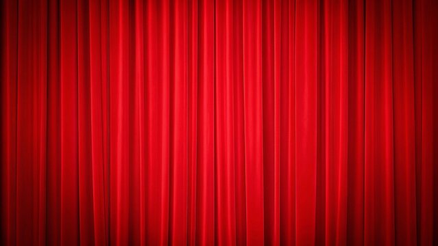 red curtain background 
