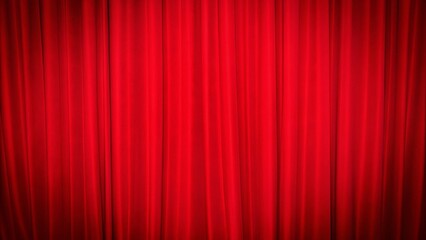 red curtain background 