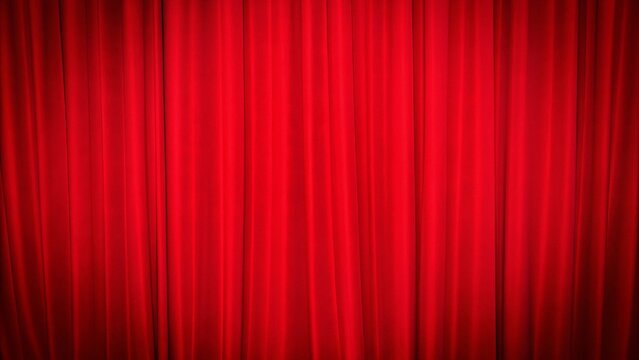 red curtain background 