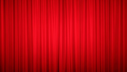 red curtain background 