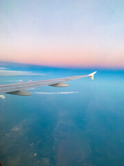 view from the airplane