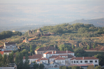 Fototapeta premium Views from the city Castelo Branco in Portugal, on May 11, 2024