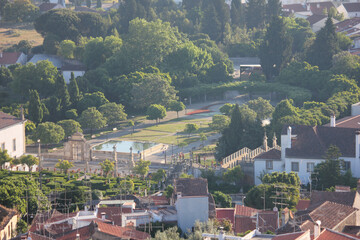 Fototapeta premium Views from the city Castelo Branco in Portugal, on May 11, 2024