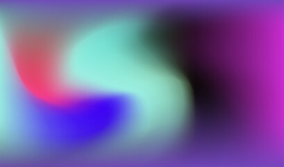 Abstract vector illustration with a dreamy gradient blend of purple, blue, and teal hues. The flowing transitions create a serene and modern aesthetic, perfect for backgrounds or digital art.