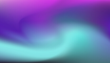 Abstract vector illustration with a dreamy gradient blend of purple, blue, and teal hues. The flowing transitions create a serene and modern aesthetic, perfect for backgrounds or digital art.