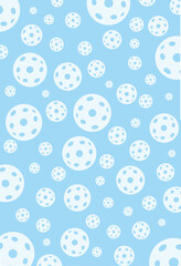 Great editable vector pickleball blue background design for any media	