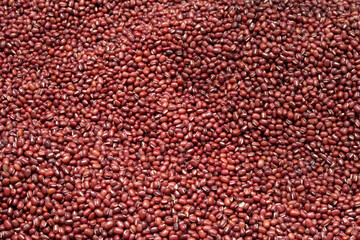 Adzuki beans background and texture
