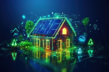 Eco-Friendly Smart Home with Energy Efficiency Features