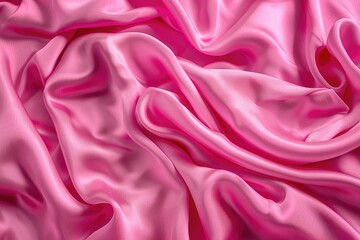 Obraz premium Vibrant pink silk with shimmering ripples of sophistication.