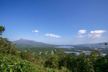 日暮山から見た駒ヶ岳