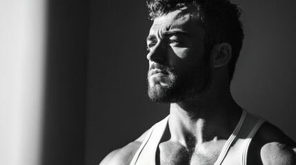 Fototapeta premium Remote personal training, live coaching, progress check, fitness growth.