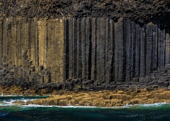 basalt cliffside