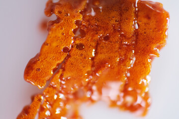 Honeycomb is a candy made out of caramelized sugar that relies on the chemical reaction of baking...