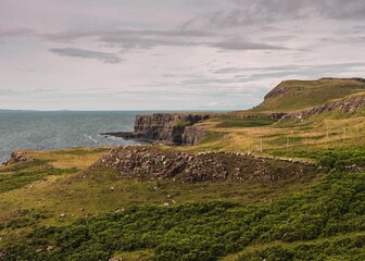 view from the top of the hill