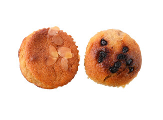 Nut Chocolate Cake isolated on  transparent png