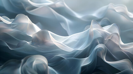 Obraz premium Abstract 3D Wave Background Illustration