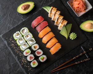 set of sushi