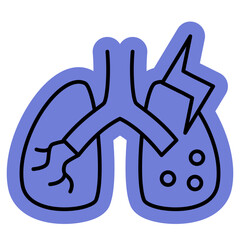Lung Infection Icon
