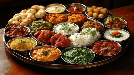 A Delicious Indian Thali Feast: A Culinary Journey