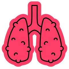 Lung Infection Icon