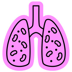 Lung Infection Icon
