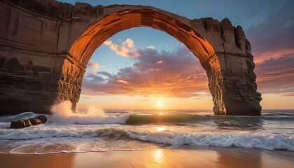 Fototapeta premium Sunset Arch Serenity
