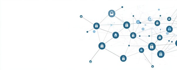 Cybersecurity Data Protection Network Access Safe Connection Concept Illustration