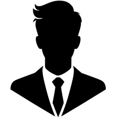 Boss portrait silhouette