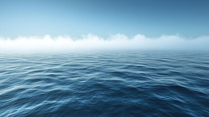 Fototapeta premium Calm Ocean with Fog