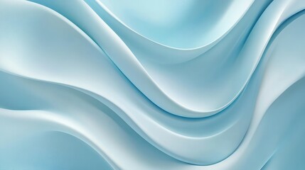 Fototapeta premium A blue wave with a white background