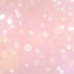 Beautiful pink bokeh background perfect for Party, Anniversary, Birthdays, Festive, Holiday,  Valentines Day or Wedding Invitations. Free space for text.