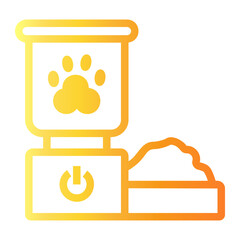 pet Line Gradient Icon