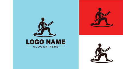 Personal Training icon logo sign symbol editable vector