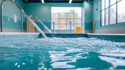 Indoor Pool Relaxation Aqua Therapy Spa Wellness