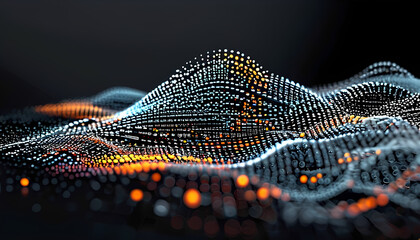 Data wave forms in 3D space