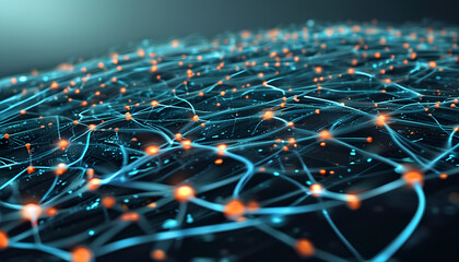 Futuristic AI concept