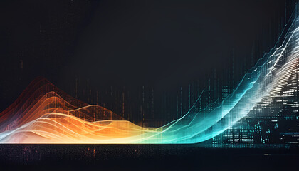 Data wave forms in 3D space