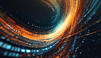 Data wave forms in 3D space