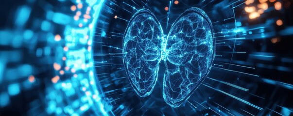 Radiation therapy techniques medical facility infographic digital environment close-up health awareness