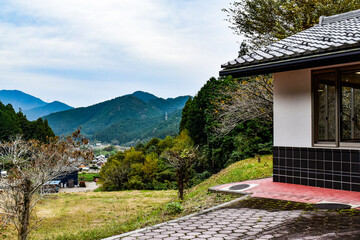 バス旅行での秋の風景・日本