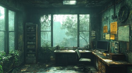 Overgrown Office