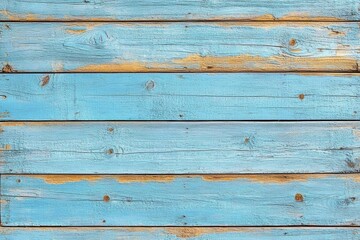 Obraz premium Rustic Weathered Wooden Planks Background in Distressed Blue Color