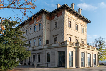 Neo-Renaissance villa in Havlíčkovy sady. The villa represents an almost perfect application of the principles of neo-Renaissance architecture and evokes the atmosphere of the Italian south.