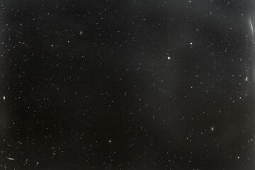 Obraz premium Dark Starry Night Sky Vintage Film Overlay Texture with Dust and Grain for Grunge Design