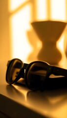 Sunglasses, Fashion Eyewear, Stylish Shades, UV Protection, Outdoor Accessory, Casual Style, Summer Essential, Modern Design, Trendy Look, Cool Vibes, Practical Sun Protection, AI Generated