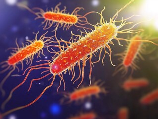 Fototapeta premium Salmonella bacteria