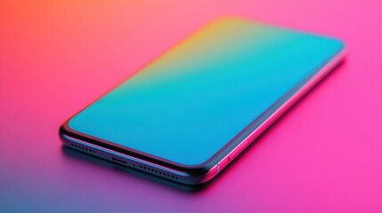 Vibrant New Phone Introduction with Dynamic Visuals