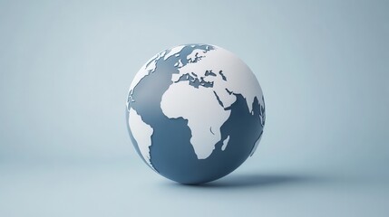 Fototapeta premium Earth Globe Symbolizing Ozone Protection and Awareness