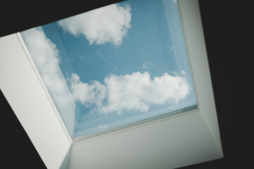 window and clouds